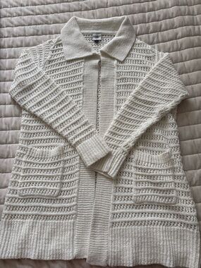 cabi Open Stitch Cardigan Sz L